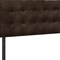 Homeroots Brown Faux Leather Upholstered Full Headboard 490178 - alternate 4