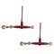Mytee Products 2 Pack 5/16in-3/8in Ratchet Lever Load Binder w/Grab Hooks and Eye 7100 Lbs WLL, 2PK CBRS516-GHEx2 - alternate 2