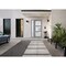 Vdomdoors Front Exterior Prehung FiberGlass Door Frosted Glass / Manux 8552 Grey Ash / Sidelight and Transom MANUX8552EXD-SS-W36+12 x H80+14-LH - alternate 2