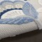 Homeroots 7' X 10' Blue And Gray Floral Indoor Outdoor Area Rug 546841 - alternate 4