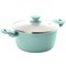 Gibson Home Plaza Cafe Aluminum 4.5 Qt Dutch Oven with Soft Touch Handles in Sky Blue 123888.02 - alternate 4