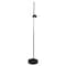 Leisuremod Arco Arched Floor Lamp 75.6in Height with Black Round Marble Base and Metal Dome Lamp Shade, Black ALBL-BL-13BL - alternate 4
