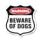 Signmission Dog Warning Shield Sign Beware Of Dogs, 12 Inch X 12 Inch, Aluminum Metal Sign SHI-A-12-376 - alternate 1