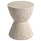 Leisuremod Loft Modern Fiberstone Hourglass Side Table, Weather-Resistant, Fully Assembled LST14SM - alternate 1