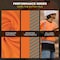 Ergodyne Hi-Vis Shirt, 2XL, Orange, Long Sleeve 22346 - alternate 5