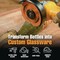 Powertec 4-1/2" Glass Cutting Disc, 7/8" Arbor Diamond Blade Wheel with 20mm Bushing, 5PK 14030-P5 - alternate 4