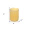 Homeroots Set of Three Yellow Flameless Pillar Candle, 3PK 517649 - alternate 2