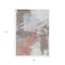 Homeroots 5' X 8' Taupe Copper And Ivory Abstract Washable Indoor Outdoor Area Rug 618497 - alternate 4