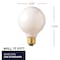 Bulbrite 25W Dimmable White G25 Incandescent Light Bulbs, Medium E26 Base, 2700K, 24PK 861053 - alternate 3