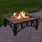 Pure Garden Round Outdoor Wood-Burning Fireplace, 5-Piece Fire Pit Set, 25 lb Box of Fire Starters 50-107FW - alternate 4