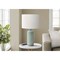 Monarch Specialties Lighting, 23"h, Table Lamp, Ivory / Cream Shade, Green Ceramic, Contemporary, Modern I 9872 - alternate 2