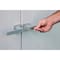 Arrow Lock Spacemaker 6 'x3 ' Galvanized Steel Patio Shed Flute Grey & Anthracite PS63 - alternate 3