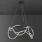 Jonathan Y Lisette 25" Contemporary Minimalist 360 Adjustable Silicone Rope Dimmable Integrated LED Chandelier,  JYL7140B - alternate 8