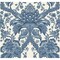 York Wallcoverings French Artichoke Dam Blue Wallpaper DM4951 - alternate 1