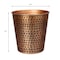 Happimess Axel Modern Minimalist Hammered Steel 2 Gal Waste Bin, Antique Copper, 2PK HPM1110B-SET2 - alternate 5