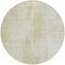 Homeroots 8' Beige And Taupe Round Abstract Washable Indoor Outdoor Area Rug 587262 - alternate 4