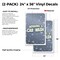 Signmission Detailing And Car Wash, Vinyl Decals Only 24 Inch x 36 Inch, Vinyl Decal, 2PK DSB-2436-2PACK-30368 - alternate 2