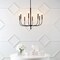 Jonathan Y Amoros 27.25" 8-Light Modern Mid-Century Iron LED Chandelier, Oil Rubbed Bronze JYL7900A - alternate 3