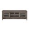 Homeroots 53in Gray Wood Enclosed and Open Storage TV Stand 724158 - alternate 1