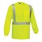 Reflective Apparel ANSI Type R Class 2 Long Sleeve T-Shirt with 3M Scotchlite Comfort Trim 202CT-LM-3X - alternate 3
