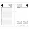 At-A-Glance Desk Calendar Recycled Refill, 3.5 x 6, White Sheets, 12-Month (Jan to Dec): 2025 E717R-50 - alternate 1