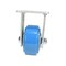 Vestil Polyurethane Rigid Caster 4 In. Diameter x 2 In. Width 617 Lb. Capacity Light Blue/Gray CST-KB-4X2PUP-R - alternate 12
