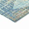 Homeroots 3' X 5' Teal Blue And Beige Geometric Washable Indoor Outdoor Area Rug 632011 - alternate 4