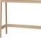 Homeroots Modern Natural And White Narrow Table Desk 389025 - alternate 3