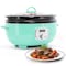Megachef 6.9 Quart Oval Electric Slow Cooker in Turquoise with Black Pot MCSC-OV650T - alternate 1