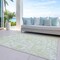 Homeroots 10' X 14' Sage Green And Ivory Paisley Washable Indoor Outdoor Area Rug 588659 - alternate 3