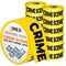 Jrex Safety Crime Scene Do Not Cross Tape Roll - 3 Mil - 1000 Ft x 3 Inch Wide Each - Yellow, 16PK PCST-JR-3M-16PK - alternate 1