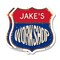 Signmission Jake's Workshop, 18 inch X 18 inch, Plastic Sign, 2PK SHI-P-2PACK-18-489-JAKE - alternate 1