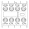 Siemens auxiliary switch, on the front, 1 NO + 3 NC, 53/54, 61/62, 71/72, 81/82 3RH2911-1GA13 - alternate 3