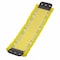 Unger 16 in L Flat Mop Pad, 16 oz Dry Wt, Clamp On Connection, Cut-End, Yellow, Microfiber MM40Y - alternate 1