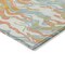Homeroots 3' X 5' Coral Green And Copper Abstract Washable Indoor Outdoor Area Rug 600282 - alternate 3