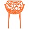 Leisuremod Modern Devon Aluminum Armchair, Orange DCA23OR - alternate 3
