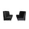 Homeroots Two Piece Black Seating Set 530613 - alternate 2