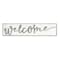 Homeroots 11" X 48" White And Gray Welcome Sign Wood Wall Decor 516340 - alternate 1