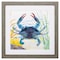 Homeroots 23" X 23" Woodtoned Frame Sea Creature Crab 365572 - alternate 5