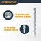 Powertec Deck Screws No.10 x 2-3/8in, T15 Star Drive, Coated - 250PK 72185 - alternate 4