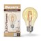 Bulbrite 40W Equivalent Amber Light A19 Dimmable LED Filament Light Bulb, 2PK 861083 - alternate 2