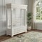 Homeroots 70in White Floral Solid Wood Solid Wood Storage Bench with Flip Top 635822 - alternate 5