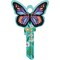 Lucky Line Butterfly Key Shapes Decorative House Key - KW1 B147K - alternate 4