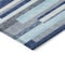 Homeroots 9' X 12' Blue Gray And Ivory Striped Washable Indoor Outdoor Area Rug 613264 - alternate 5