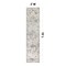 World Rug Gallery Transitional Distressed Medallion Washable Non Slip Runner Rug 2 ft x 10 ft Gray WR79GRAY2X10 - alternate 2