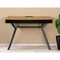 Homeroots 43" Natural and Black Writing Desk With Three Drawers 543775 - alternate 1