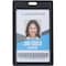 Advantus Vertical Rigid ID Badge Holder, Blk, PK6 97068 - alternate 1