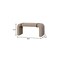 Homeroots 35in Beige and Brown Boucle and Solid Wood Upholstered Bench 723427 - alternate 3