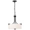 Nuvo Liam, 3 Light Pendant, Matte Black, White Opal Glass 60/8214 - alternate 3