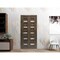 Sartodoors Sliding Closet Bi-fold Doors Oak Solid Core Modern Interior QUADRO4445BF-AKA-72 x 84 (2* 36x84) - alternate 4